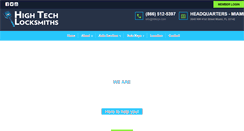 Desktop Screenshot of hightechlocksmiths.com