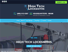 Tablet Screenshot of hightechlocksmiths.com